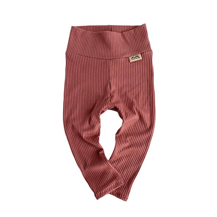 Mauve Rib Leggings for wholesale by Dudis Design