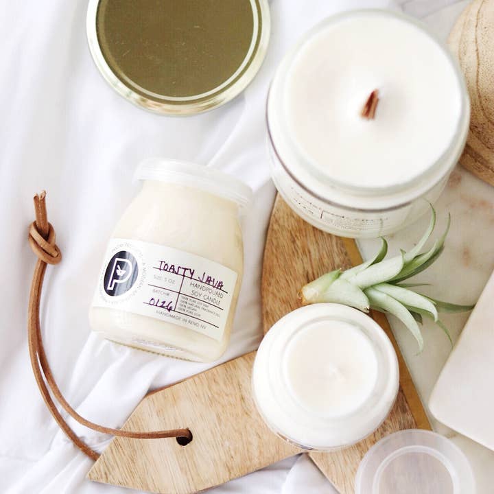 Pantry Products - Skin, Body, + Wellness - Wholesale Jar/Filled Candle - Spring/Summer Soy-free Soy Wax Wick Candles - clean burning