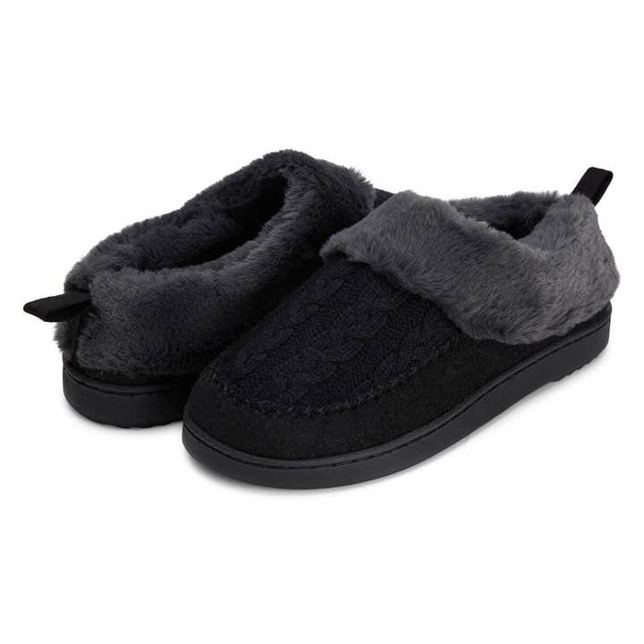 Women's Rebecca Cable Knit Clog Slipper for wholesale by Floopi