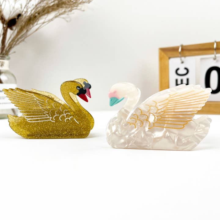 mildstyles - Wholesale Haarclip - Dames - Elegante klauwclip van zwanenacetaat voor dierenhaar8