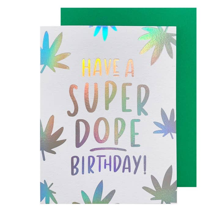 Dope Birthday Card for wholesale by The Social Type