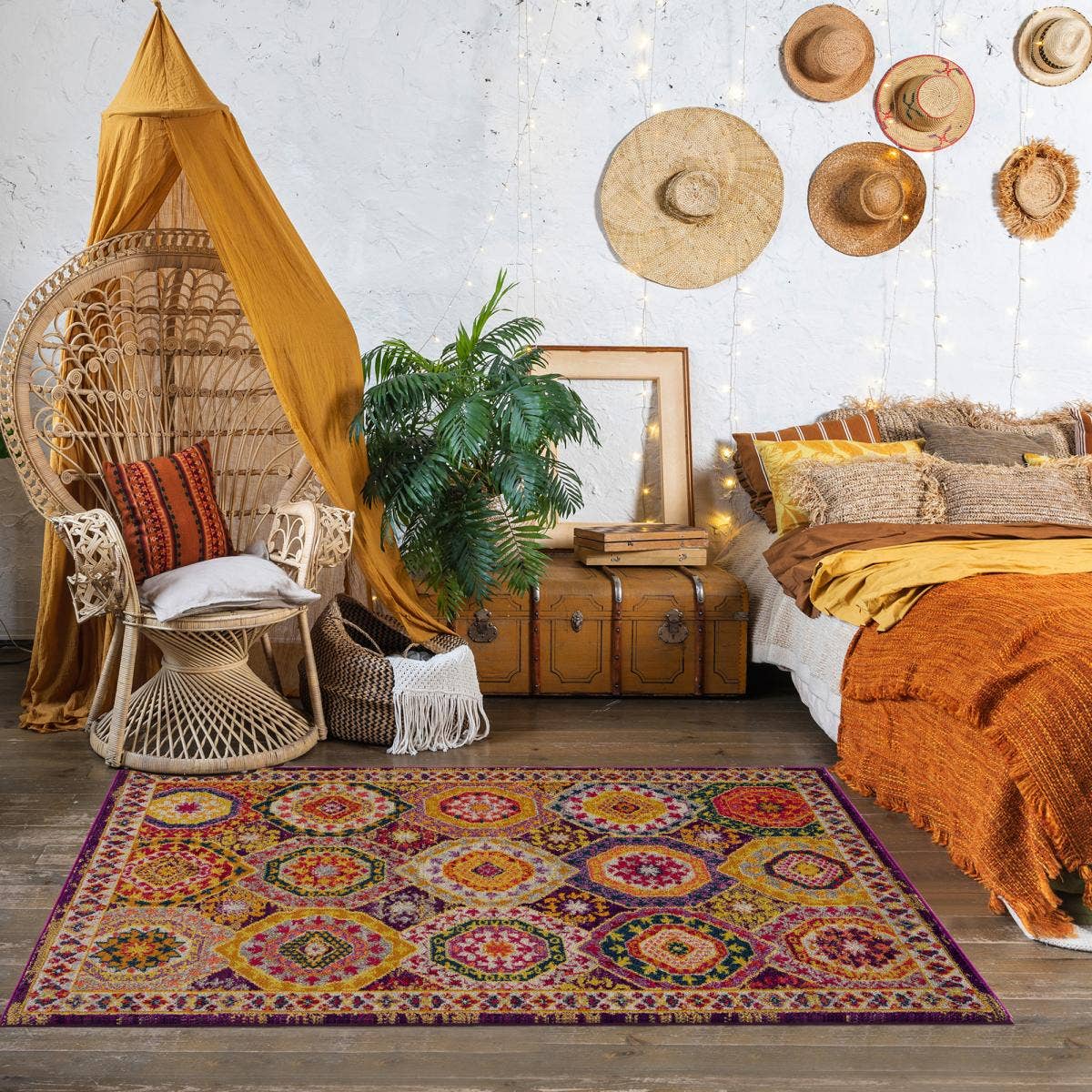 O&Ko - Wholesale Rug Pad - Orient Style 120X170Cm Pecha Multicolor Rug1