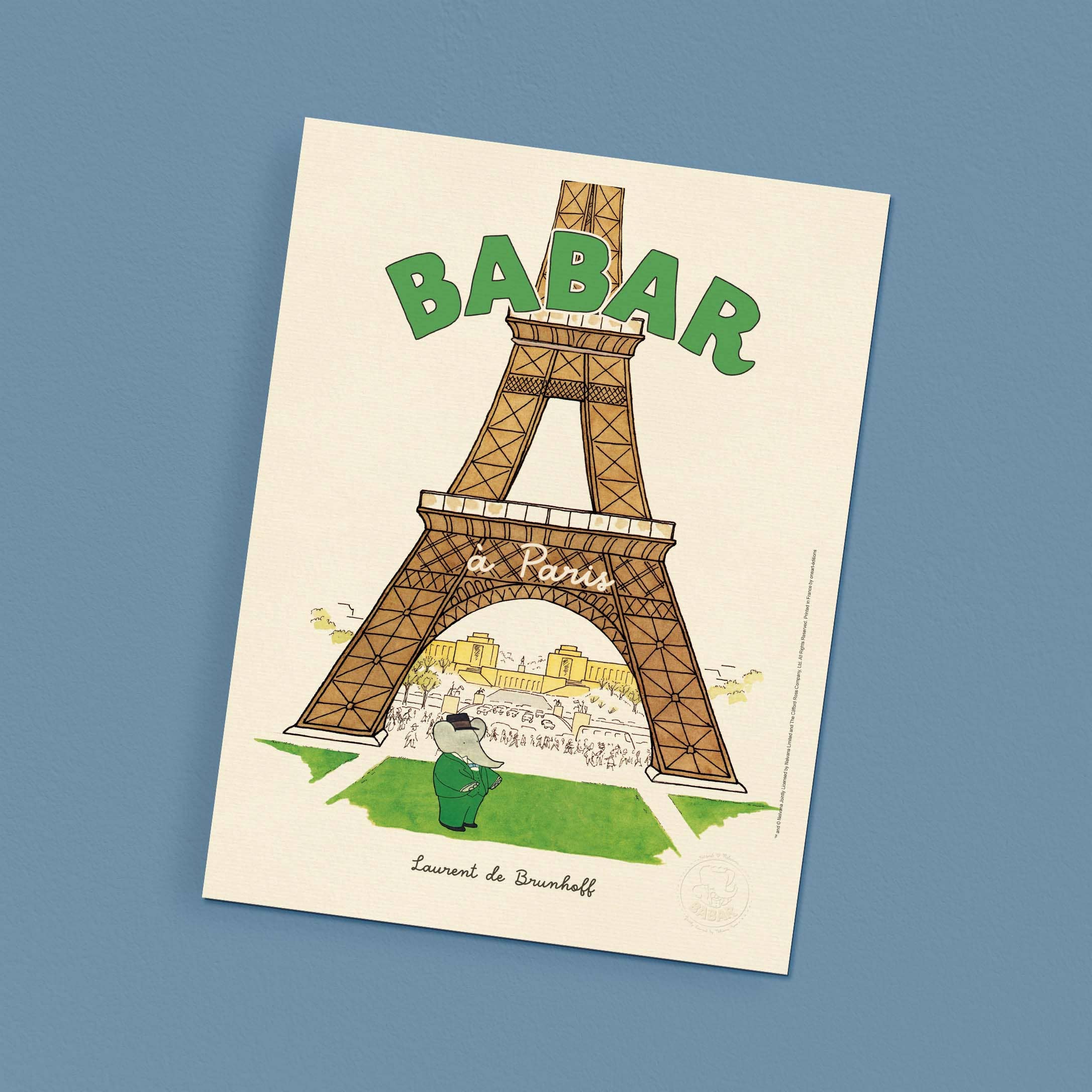 Oneart - Wholesale Poster - Babar in Paris Poster - BAB00262