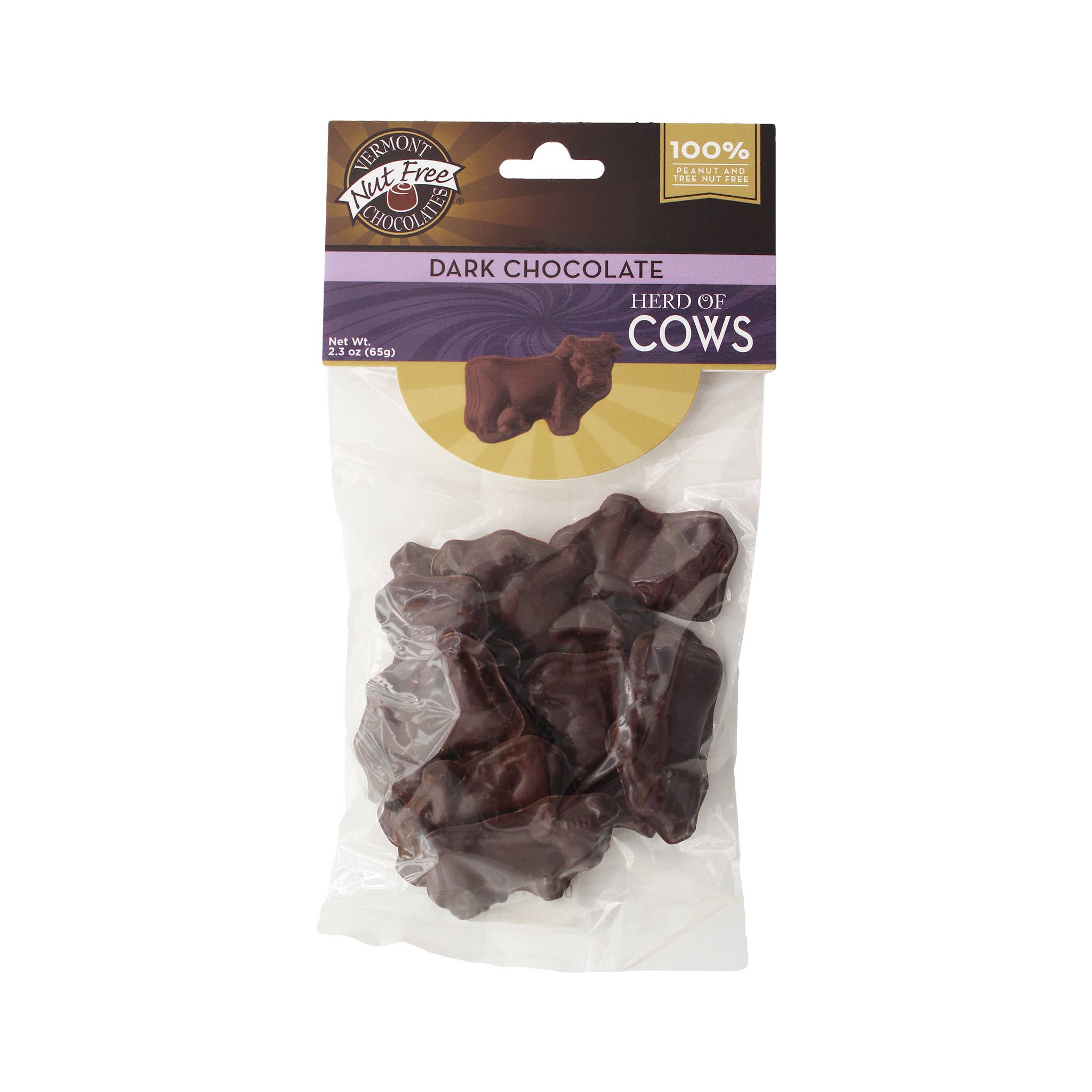 Vermont Nut Free Chocolates - Wholesale Chocolate - Bag of Chocolate Cows1