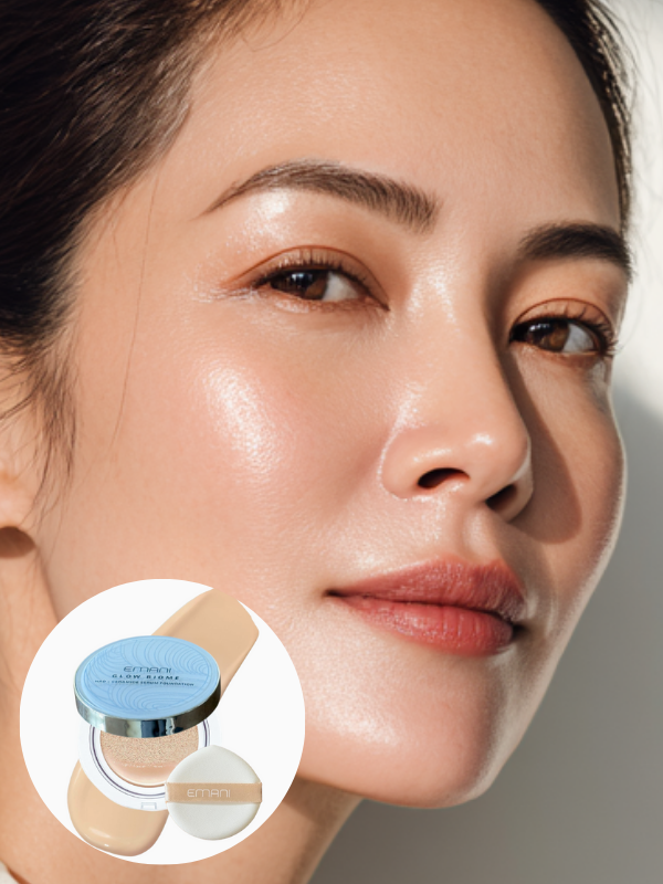 EMANI VEGAN COSMETICS - Vente Fonds de teint - Glow Biome Fond de Teint Sérum NAD+17