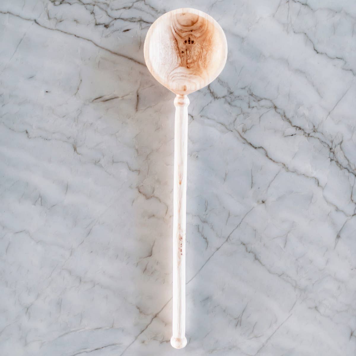 Azizi Life - Wholesale Kitchen Spoon - Hand Carved Wooden Spoon – Kendal Large Scoop5