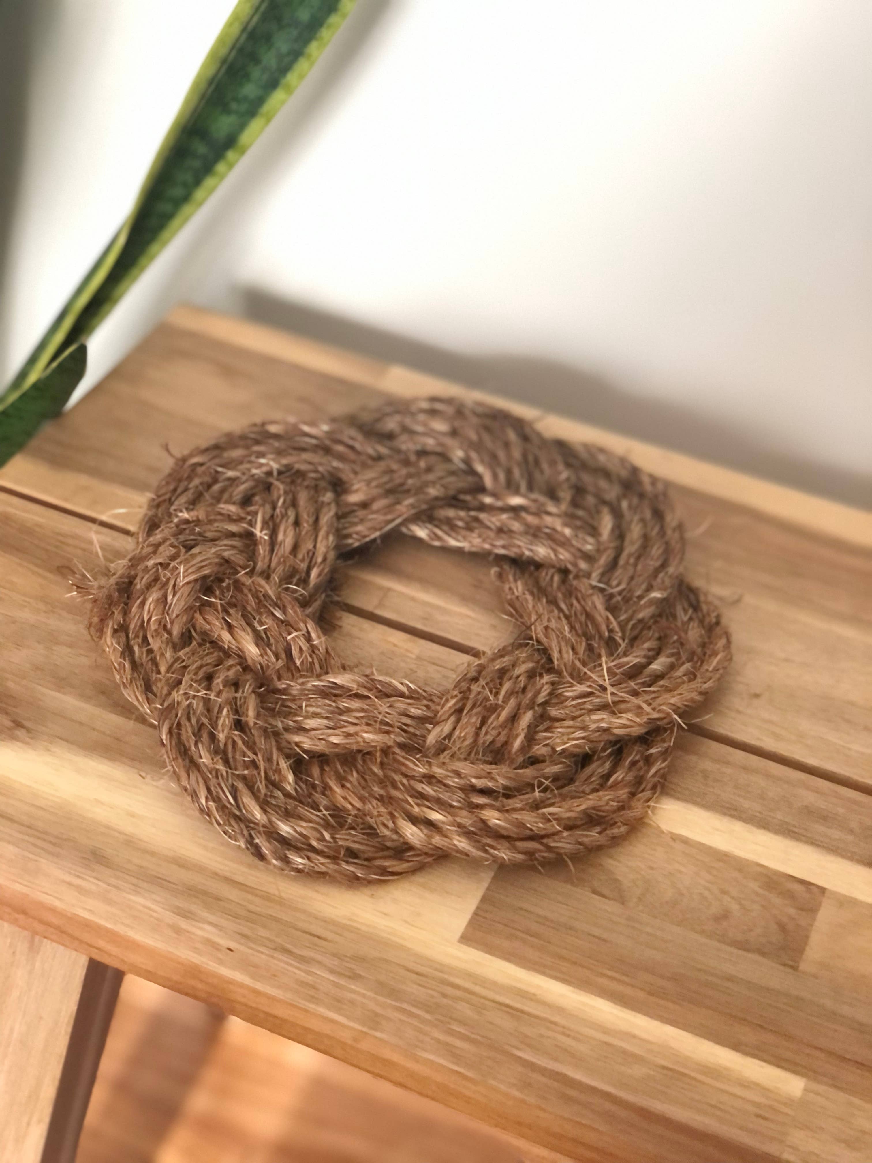 Make My Day Design - Wholesale Trivet - Round Nautical Rope Matt/Rope Trivet3