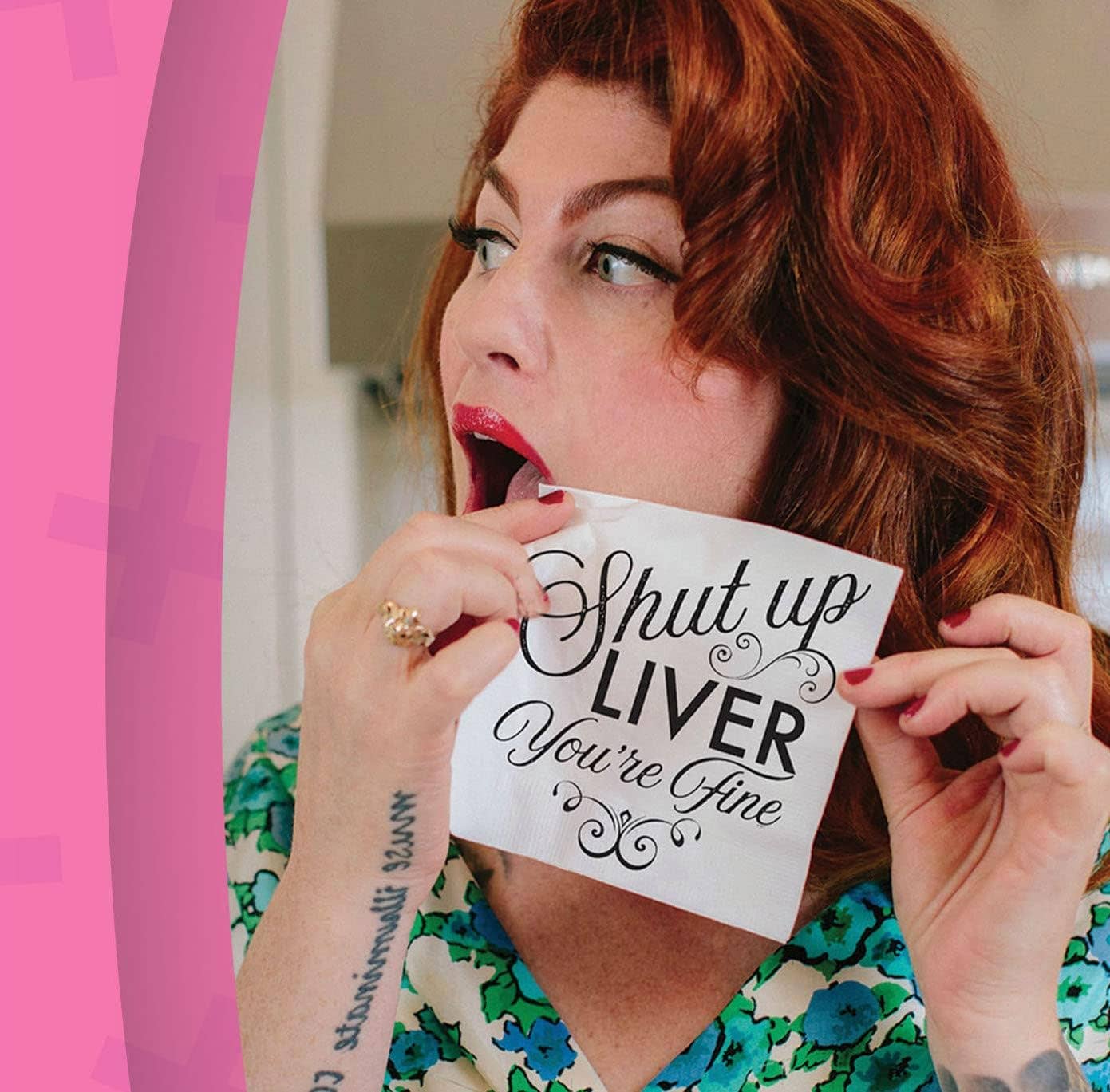 Pelz Brands - Wholesale Disposable Napkin - Twisted Wares Funny Cocktail Napkins – We’re F’cking Classy4