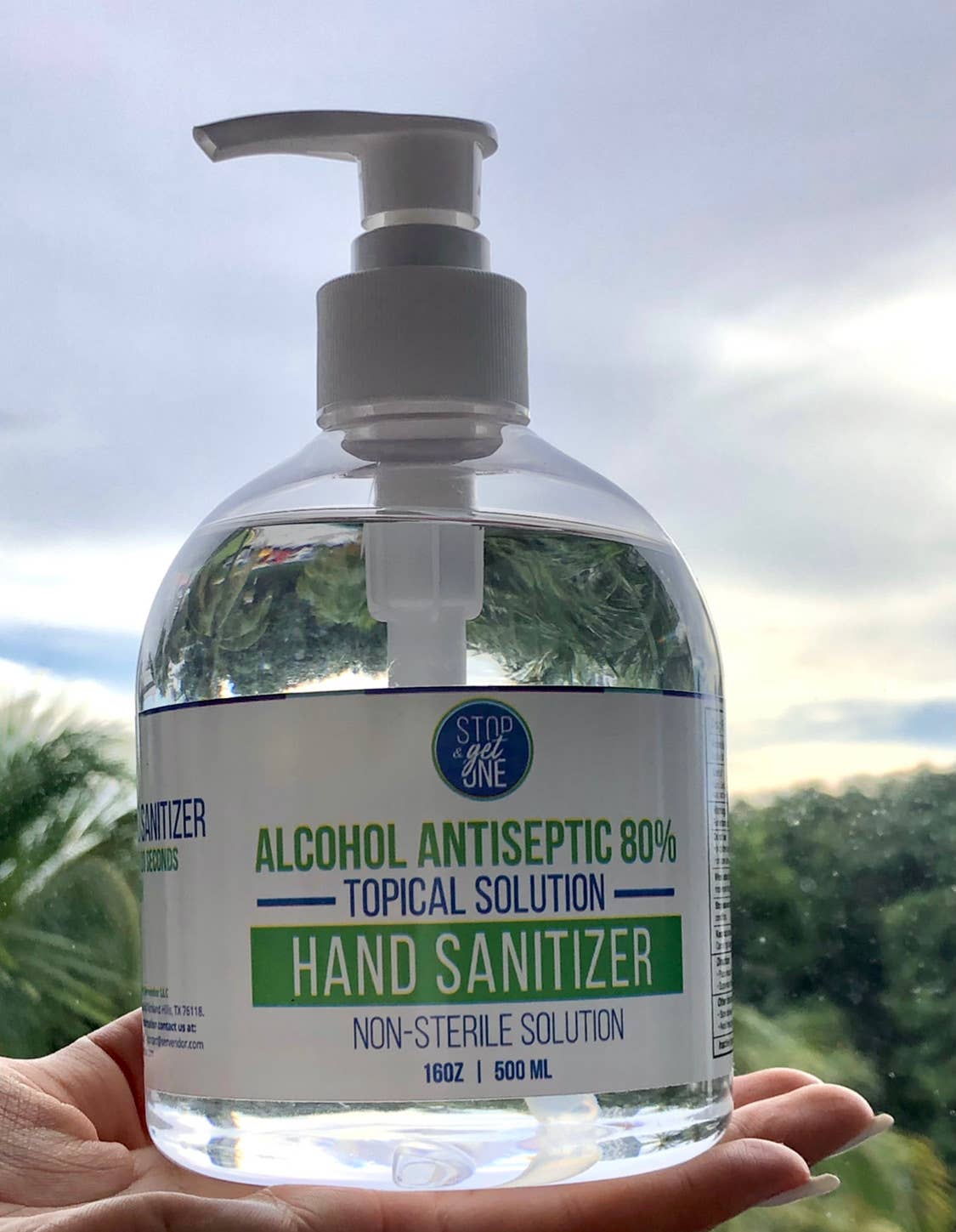 STOP & GET ONE - Wholesale Hand Sanitizer - Ultra Premium Hand Sanitizer Anti COVID 16.9 oz 80 Percent6