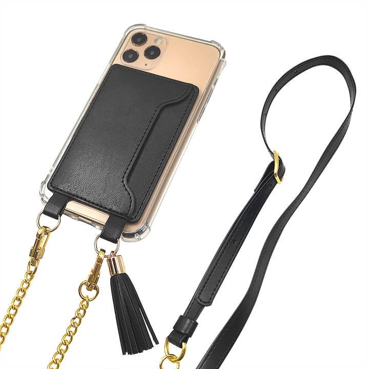 Phone Crossbody Wallet - Black for wholesale by Dan Adora