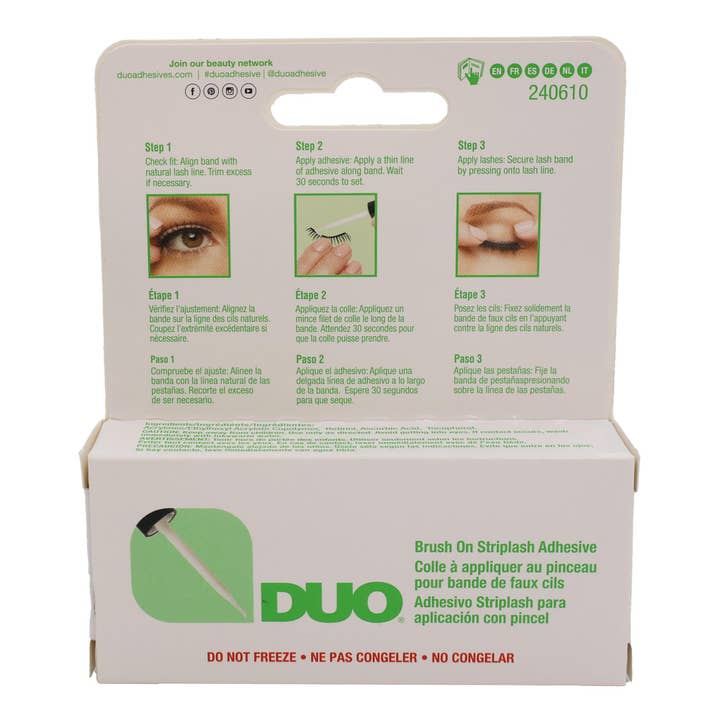 KT Supply - Wholesale Fake lash applicator - Ardell Duo Brush On Striplash Adhesive Clear, 0.18 Oz2