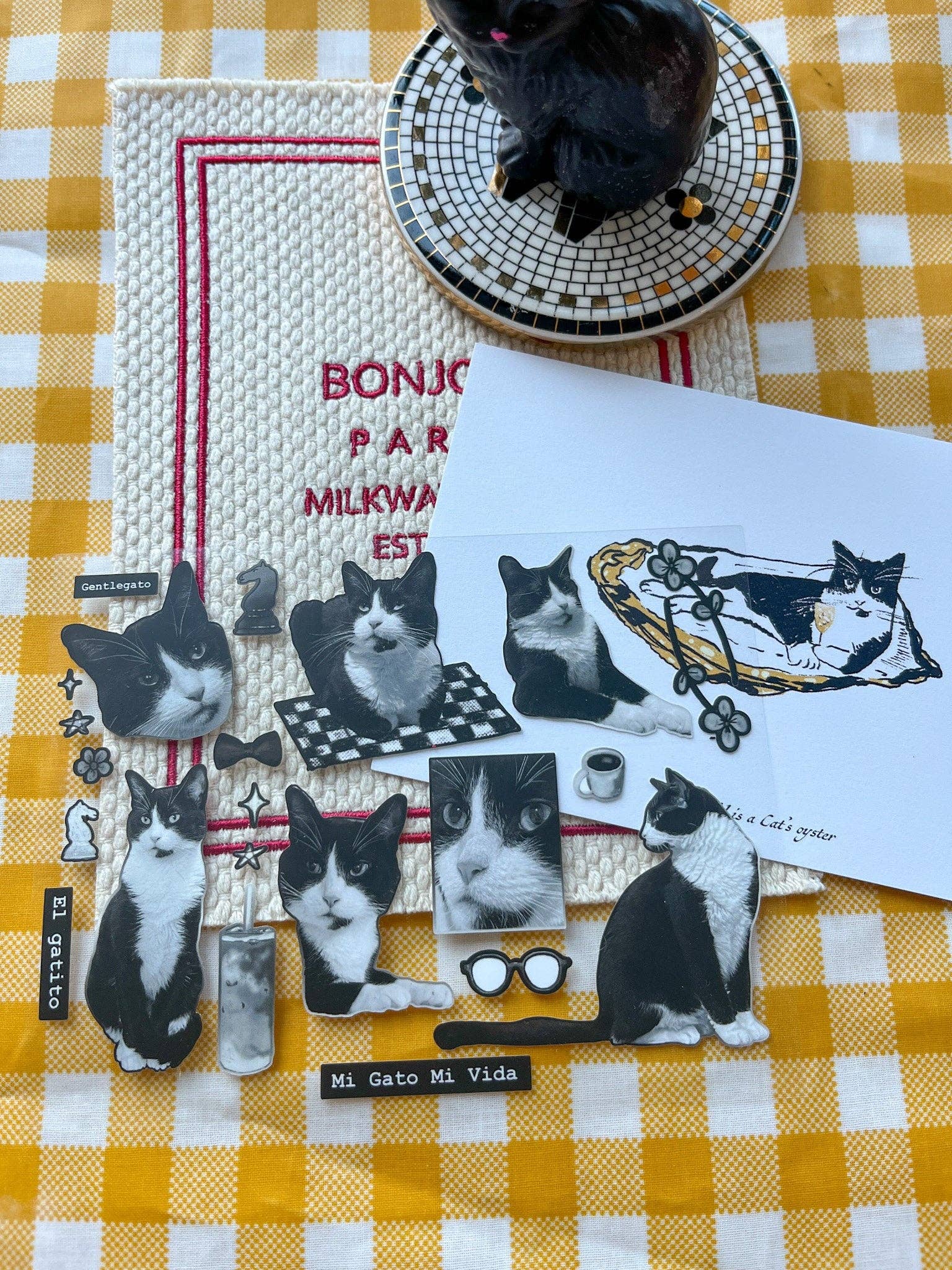 The Wednesday Co - Wholesale Sticker - Mi Gato Mi Vida Deco Sticker Set1