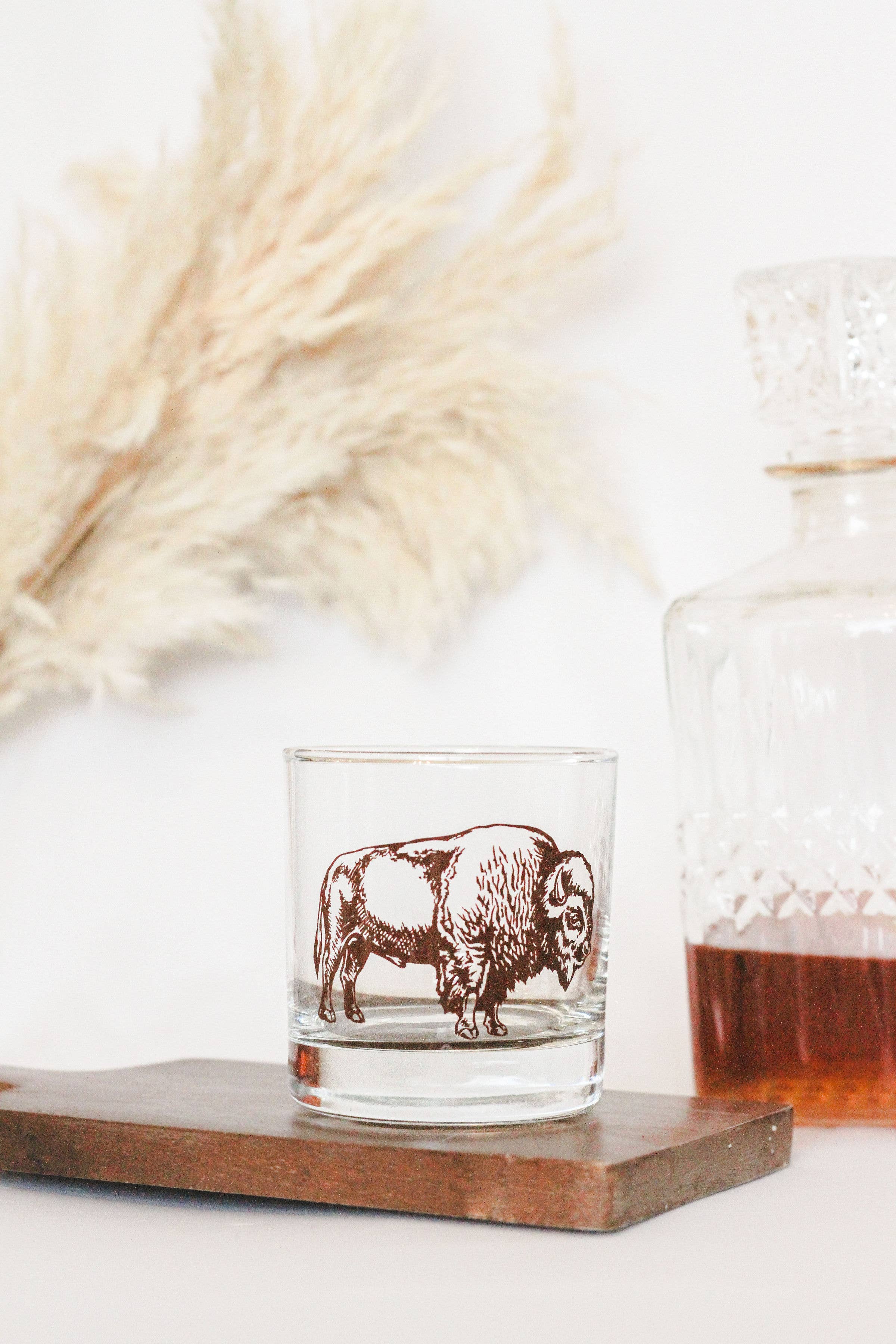 Counter Couture - Wholesale Cocktail/Liquor Glass - Bison Rocks Glass – 11 oz Dishwasher Safe Whiskey Glass7