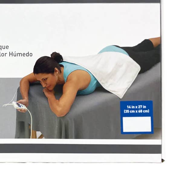 Coussin chauffant BODYMED Digital Moist, 14 x 27 pouces pour la vente par Medisports