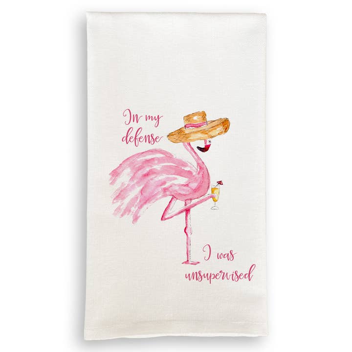 Flamingo with Cocktail for wholesale by French Graffiti