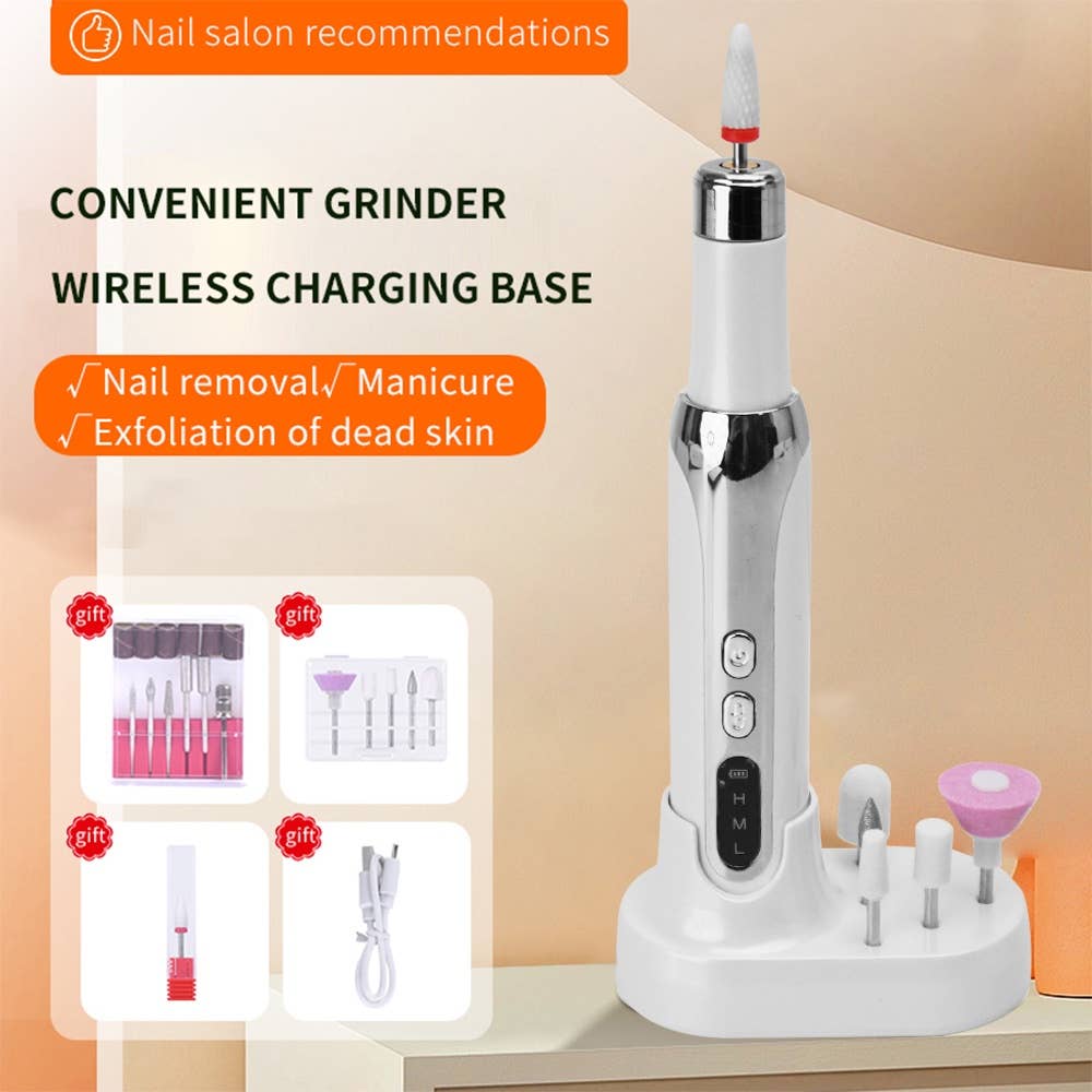 VIGOR – Engroshandel Sæt til neglepleje – Trådløs negleboremaskine pen maskine neglebånd bærbar 13 i 1 sæt13