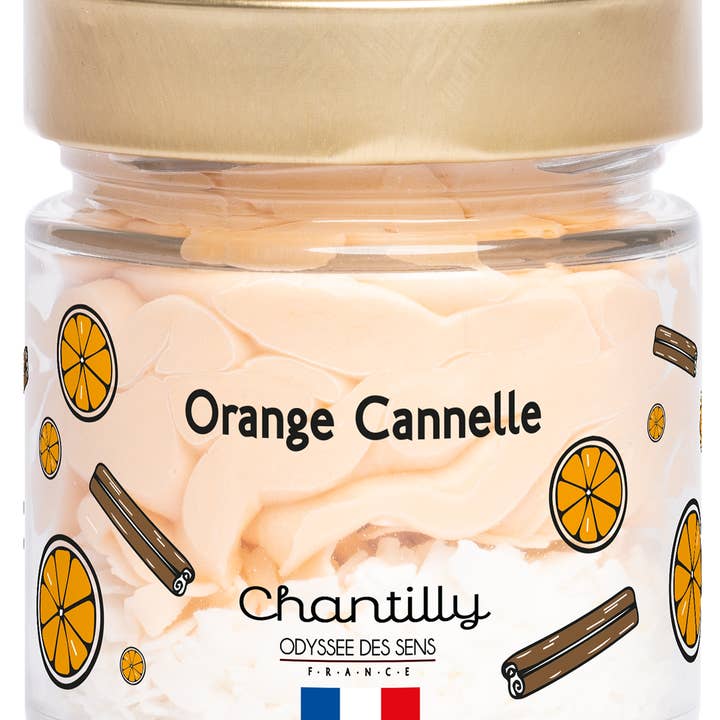 Orange/Cinnamon - Gourmet Whipped Candle Christmas 150g for wholesale by ODYSSÉE DES SENS