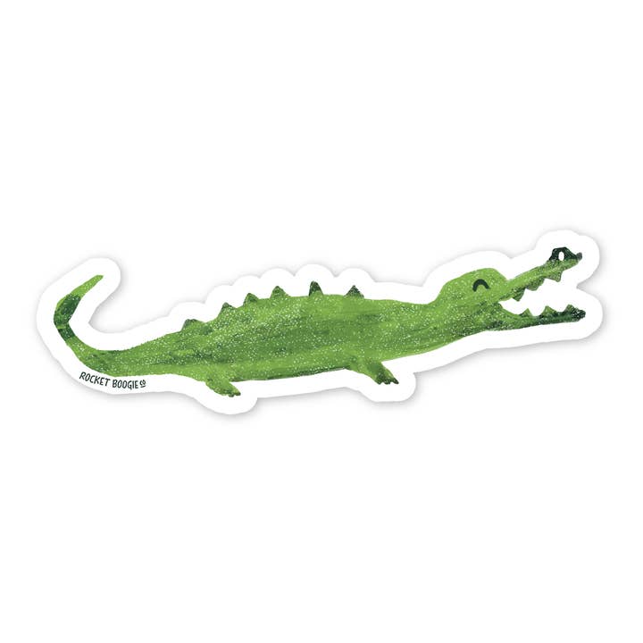 Alligator Sticker for wholesale by Rocket Boogie Co.