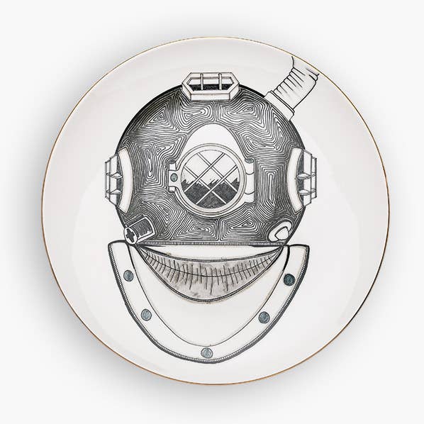 DIVER FLAT PLATE for wholesale by MiCuit ilustracion