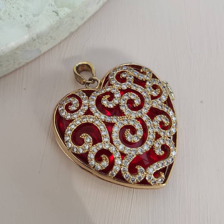 KAGI - Wholesale Individual charm/pendant - Gold Splendor Locket Pendant*1