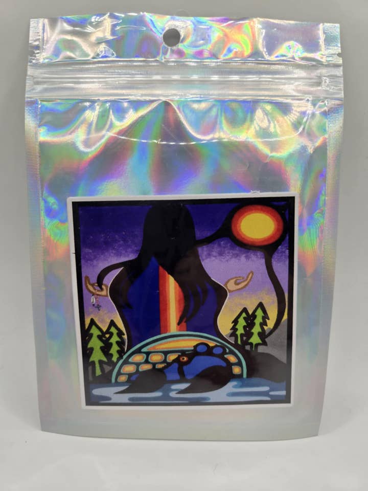 Pegatina de 3" Madre Tierra Ruega por Nosotros para venta al por mayor de 10 Buffalos Art