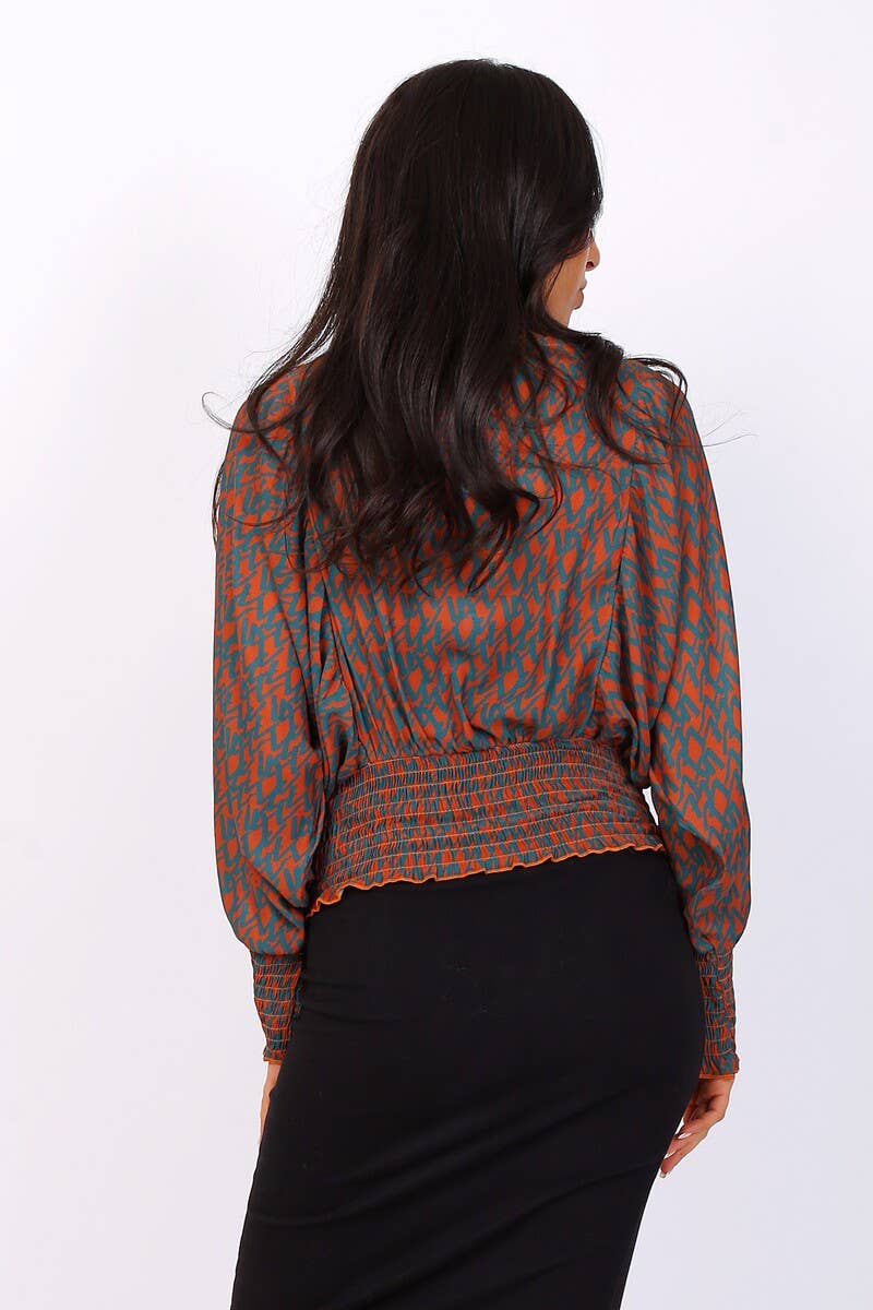 LORIANE - Venta al por mayor Blusa - Mujer - Blusa estampada de talla única 2108818