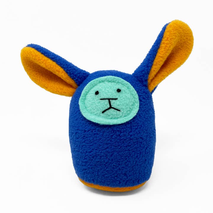 Plush Baby Rattle - Blue for wholesale by Mr. Sogs