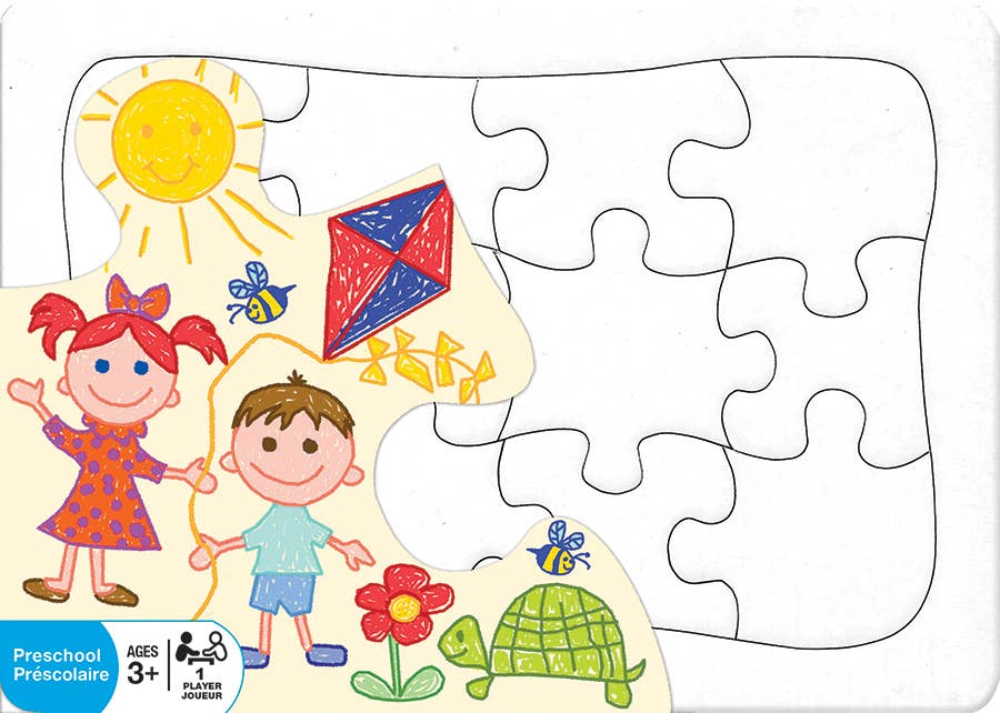 Outset Games and Cobble Hill Puzzles - Wholesale Puzzle - Kids - Full Display - Create Your Own Puzzle: 5"x7"2