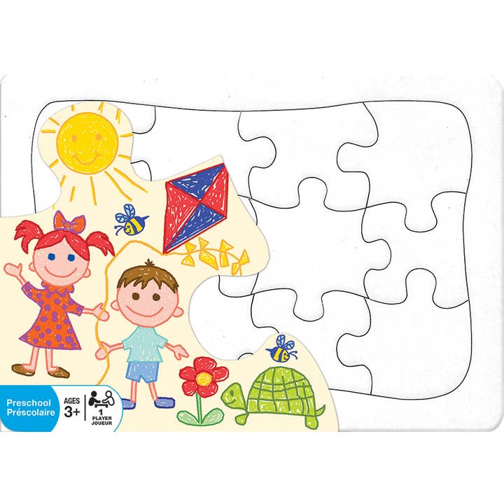 Outset Games and Cobble Hill Puzzles - Wholesale Puzzle - Kids - Full Display - Create Your Own Puzzle: 5"x7"2