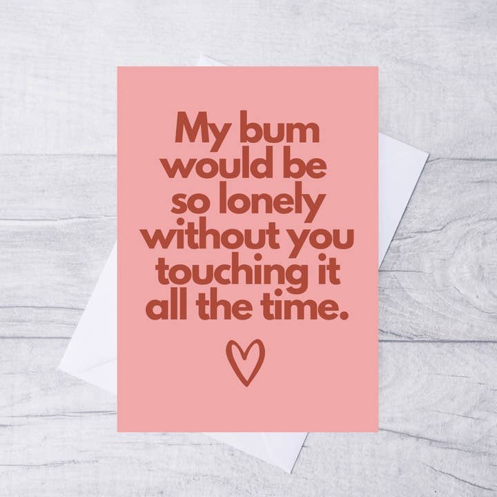 Funny Valentines Card for wholesale by Highgrove Cards