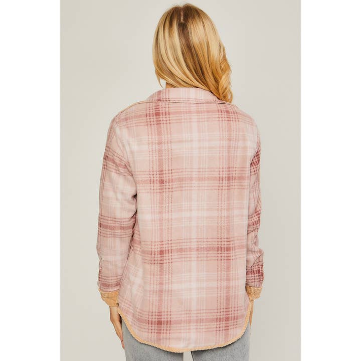 Apolline - Wholesale Shirt Jacket/Shacket - Women's - Corduroy Reversible Button Down Jacket7
