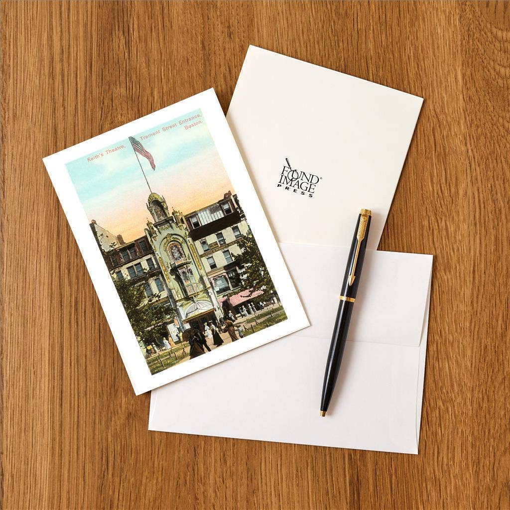 Found Image Press - Vendita all'ingrosso Set di cartoleria/cancelleria - Cartolina MA-304 Teatro di Keith, Boston, Mass.1