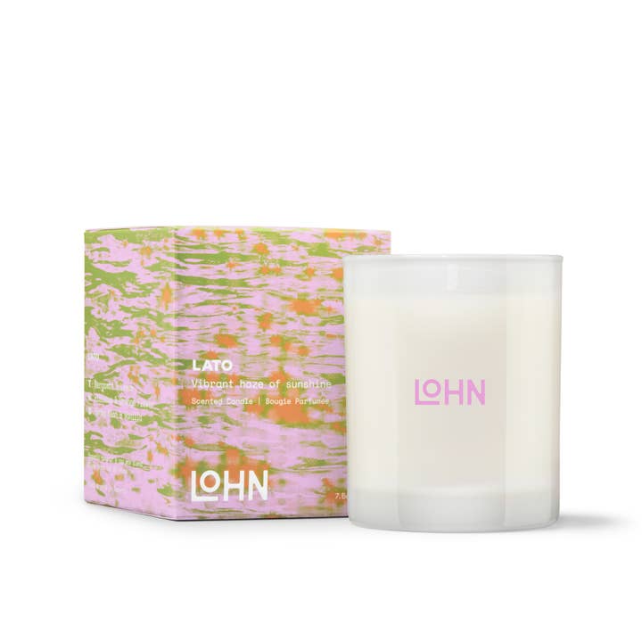 LOHN Candle - LATO Lemon & Tonka Bean for wholesale by LOHN (No duties | Ships from CAN/USA)