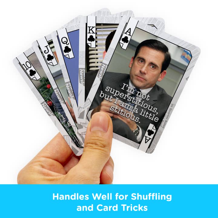 AQUARIUS, GAMAGO, ICUP, & ROCK SAWS by NMR Brands - Wholesale Playing Cards - The Office - Michael Quotes Playing Cards