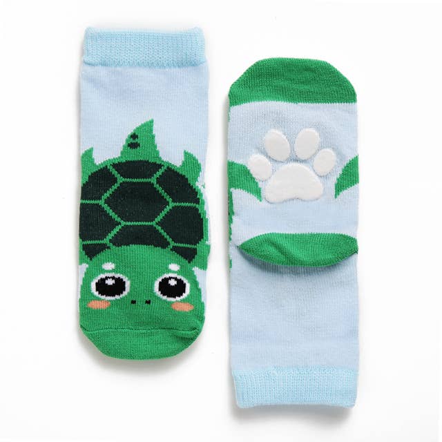 Turtle Zoo Baby Animal Socks for wholesale by Vaenait Baby