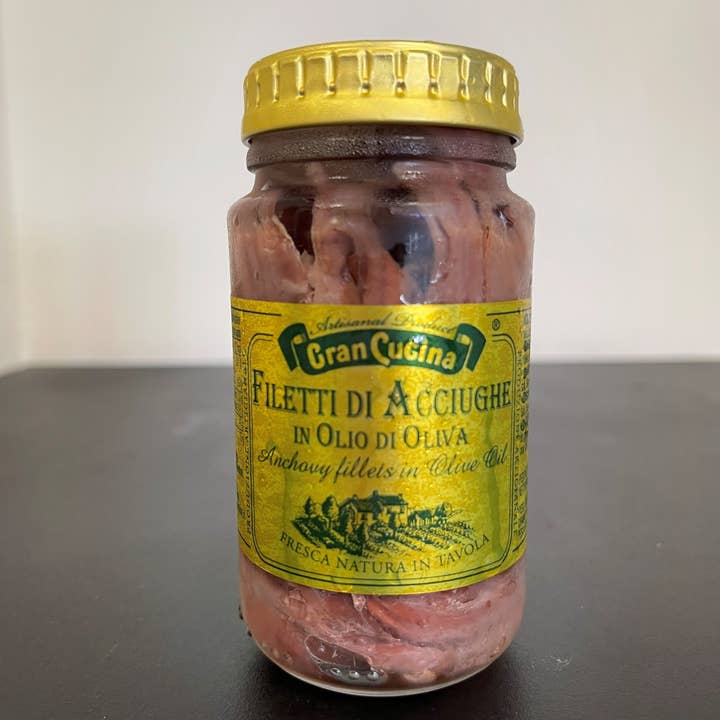 TAB GREEN LINE SRL (Gran Cucina) - Wholesale Tinned Fish - Anchovy Fillets in Oil 140g1