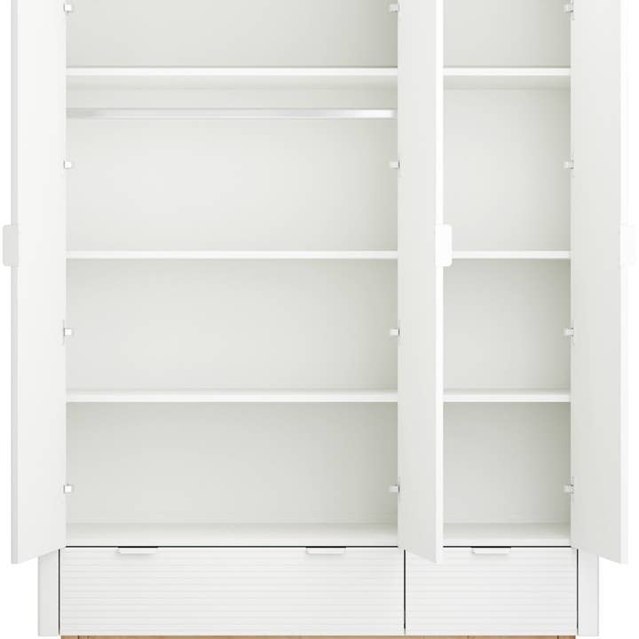 SCANDINAVIAN STORIES by MARTON - Wholesale Cabinet - Maria 3-door wardrobe White color2