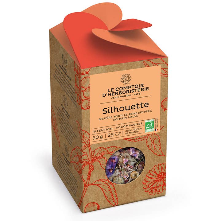 LE COMPTOIR D'HERBORISTERIE - Wholesale Health/Detox Tea - ORGANIC SILHOUETTE HERBAL TEA 50G