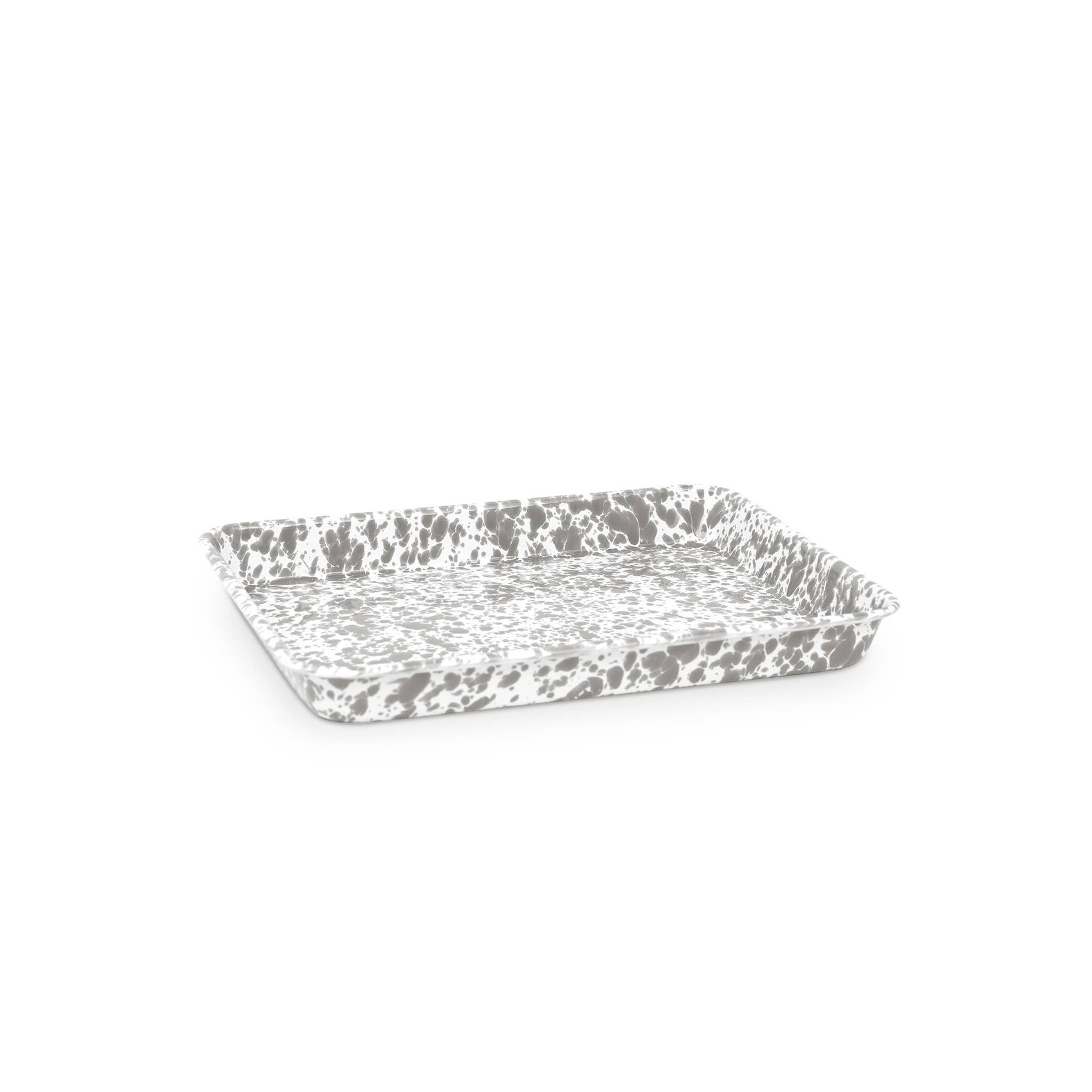 Crow Canyon Home - Wholesale Serving Tray - Splatter Enamelware Small Rectangular Tray8