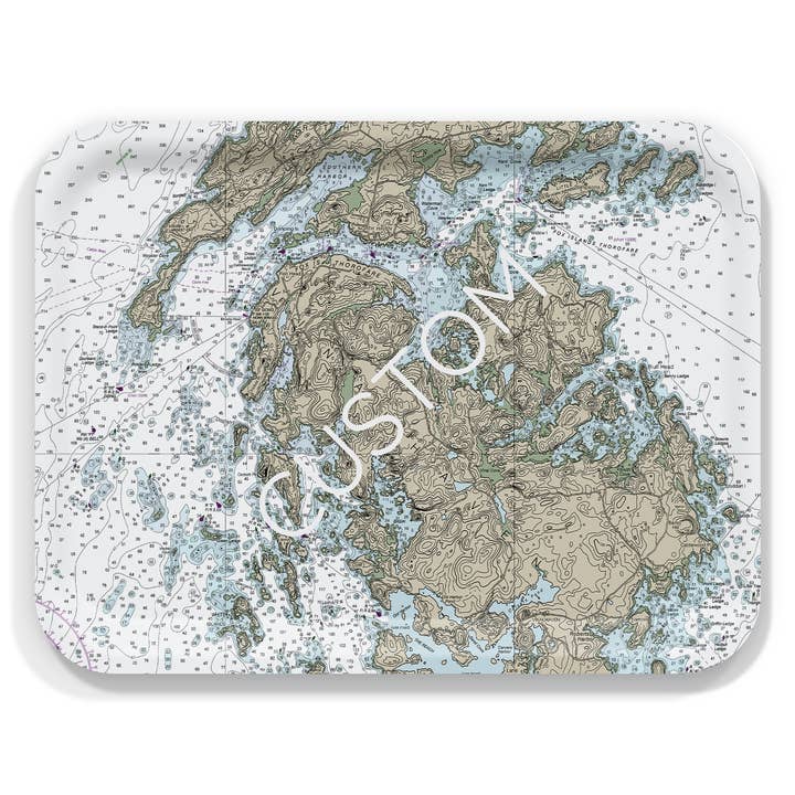 Trays4Us - Wholesale Serving Tray - Custom Nautical Decorative Tray & Coasters - Any US location