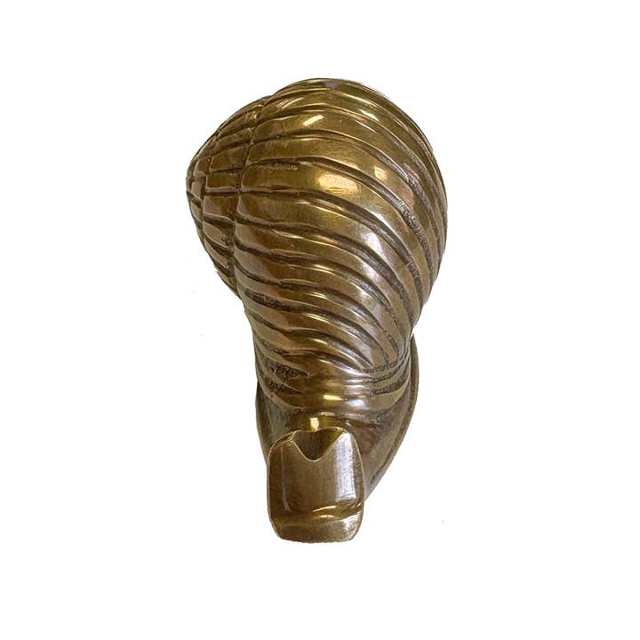 Madison Bay Co. - Historical Home Decor Reproductions - Wholesale Desk Decor - Kids & Baby - Snail Antiqued Solid Brass Snail Paperweight & Decor, 3-1/4"3