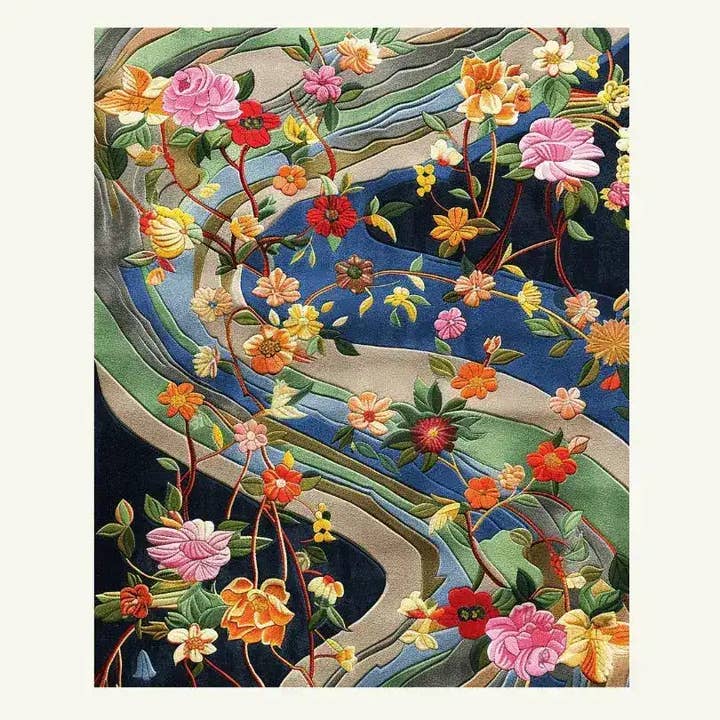 Garden Glam handtuftad ullmatta för wholesale av Maia Homes