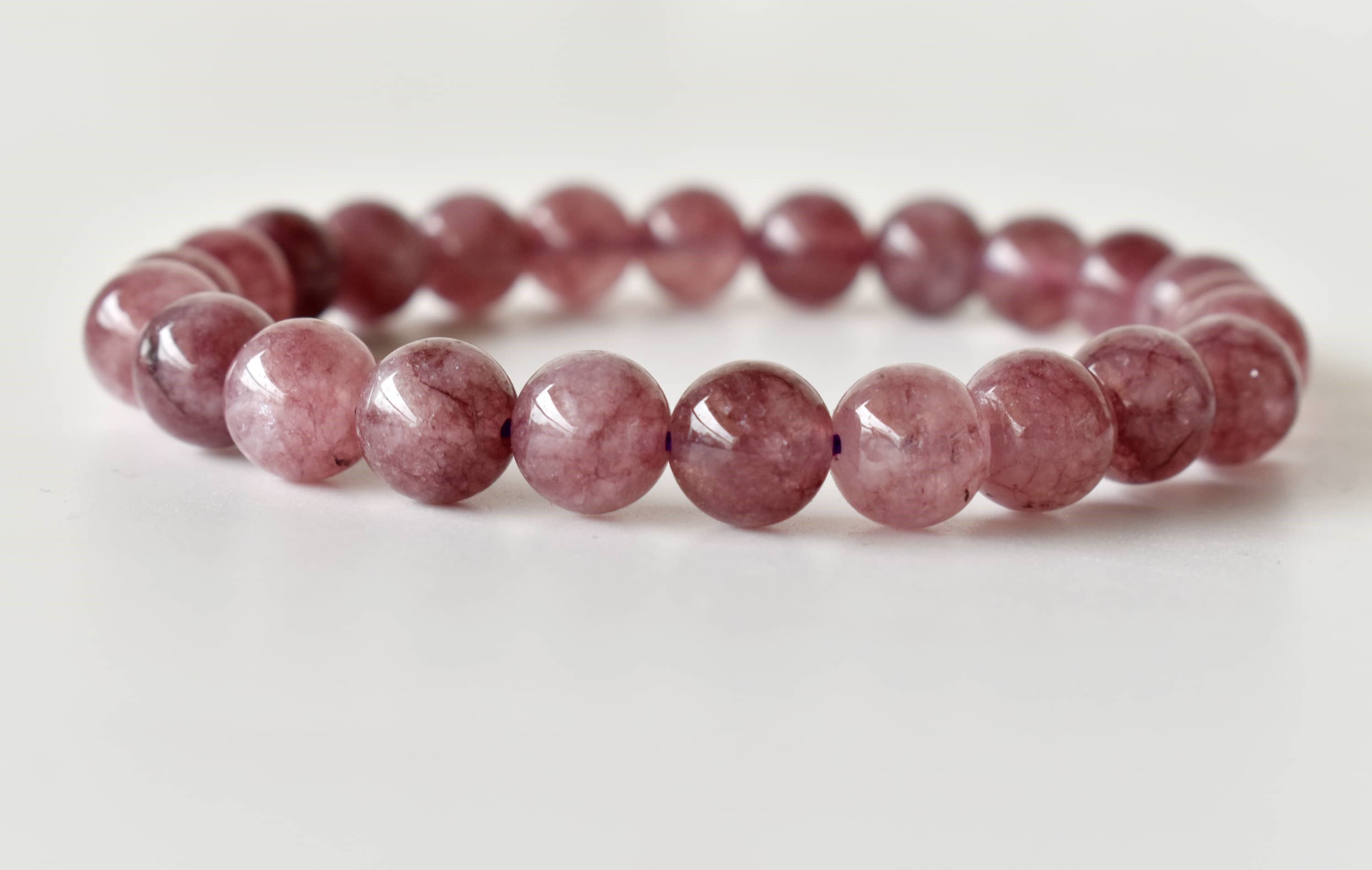 Soothing Crystals - Venta al por mayor Pulsera de cuentas - Pulsera Sanadora | Turmalina Rosa | Pulsera de Piedras Preciosas9