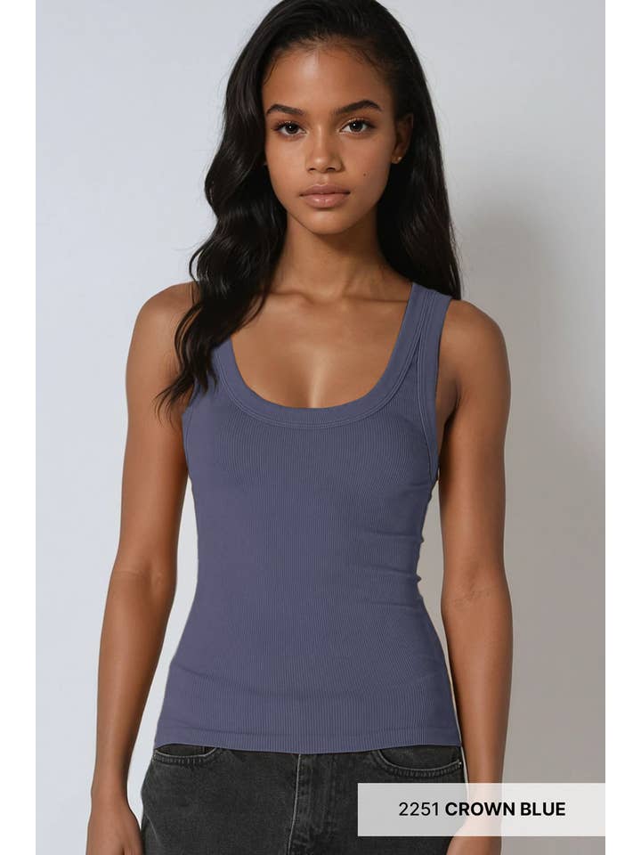 NIKIBIKI - Wholesale Tank top – Women′s - NS8216 - Reversible Ribbed Tank Top7