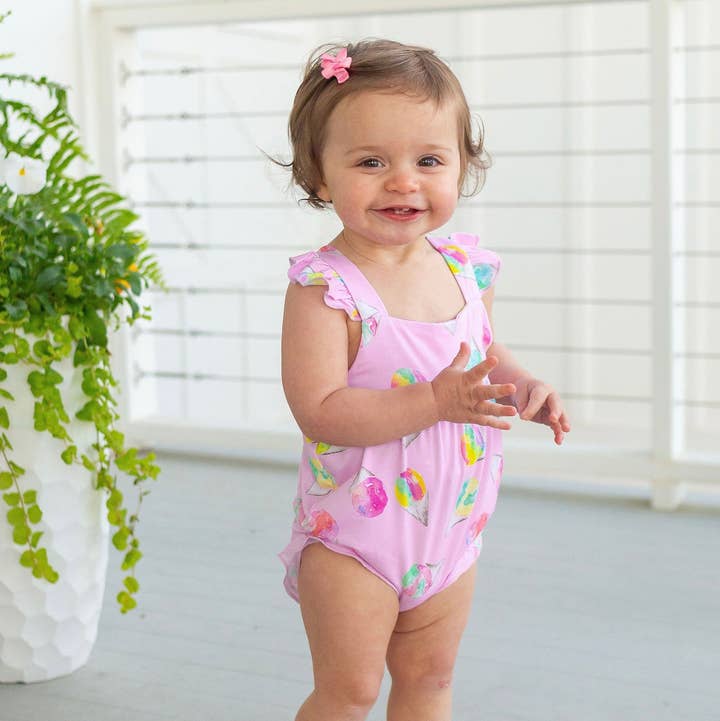 Pink Snowcones Flutter Bubble for wholesale by Sweet Bay Clothing