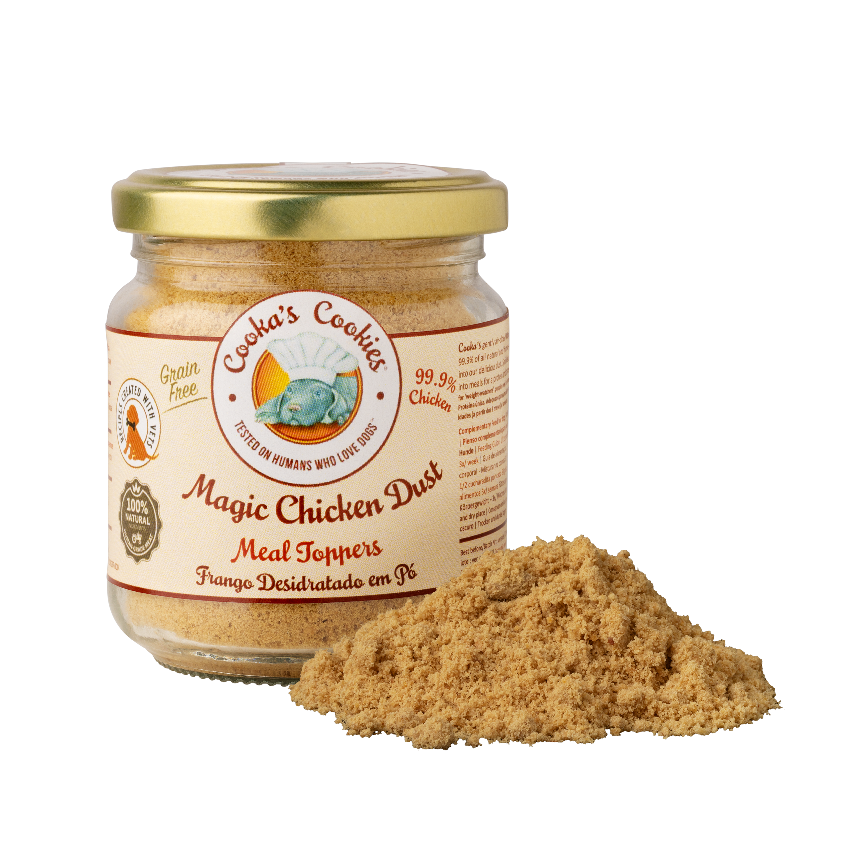 Cooka's Cookies - Wholesale Pet Food - Dog - Chicken Dust - Magic Meal Topper1