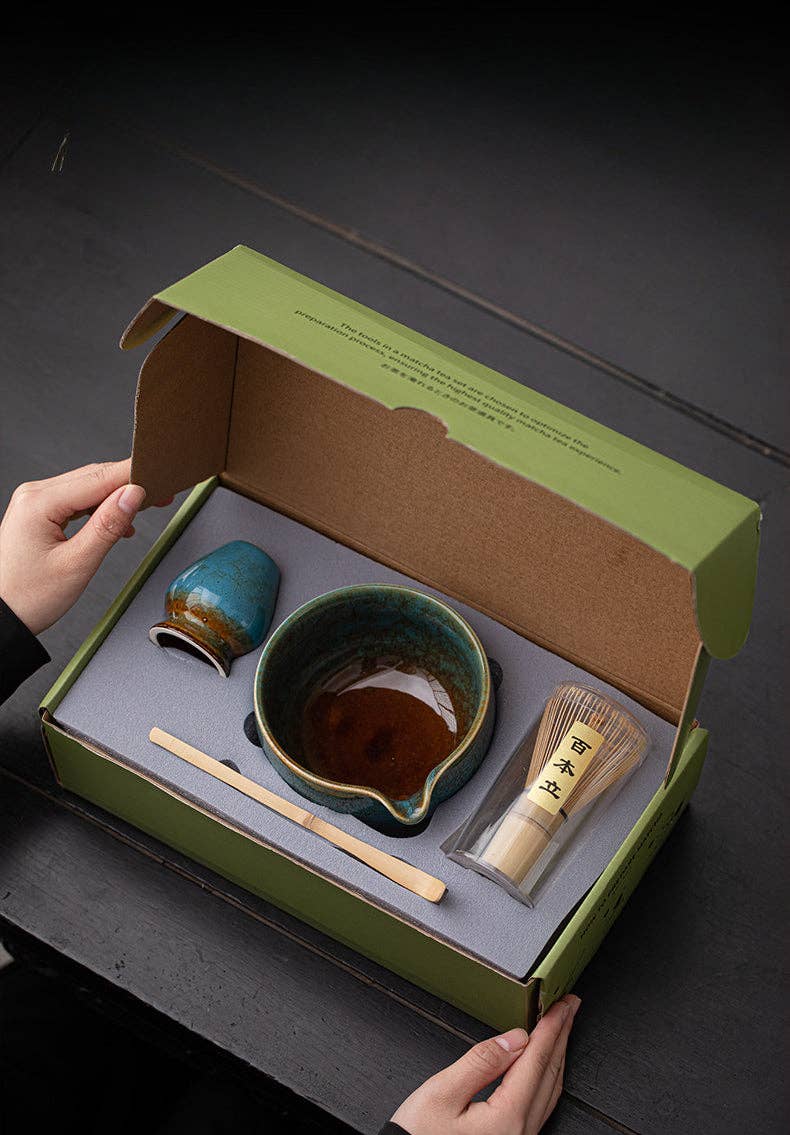 Gohobi （We cover U.S. import duties） - Wholesale Tea Set - Gohobi Ceramic Matcha Set 00917