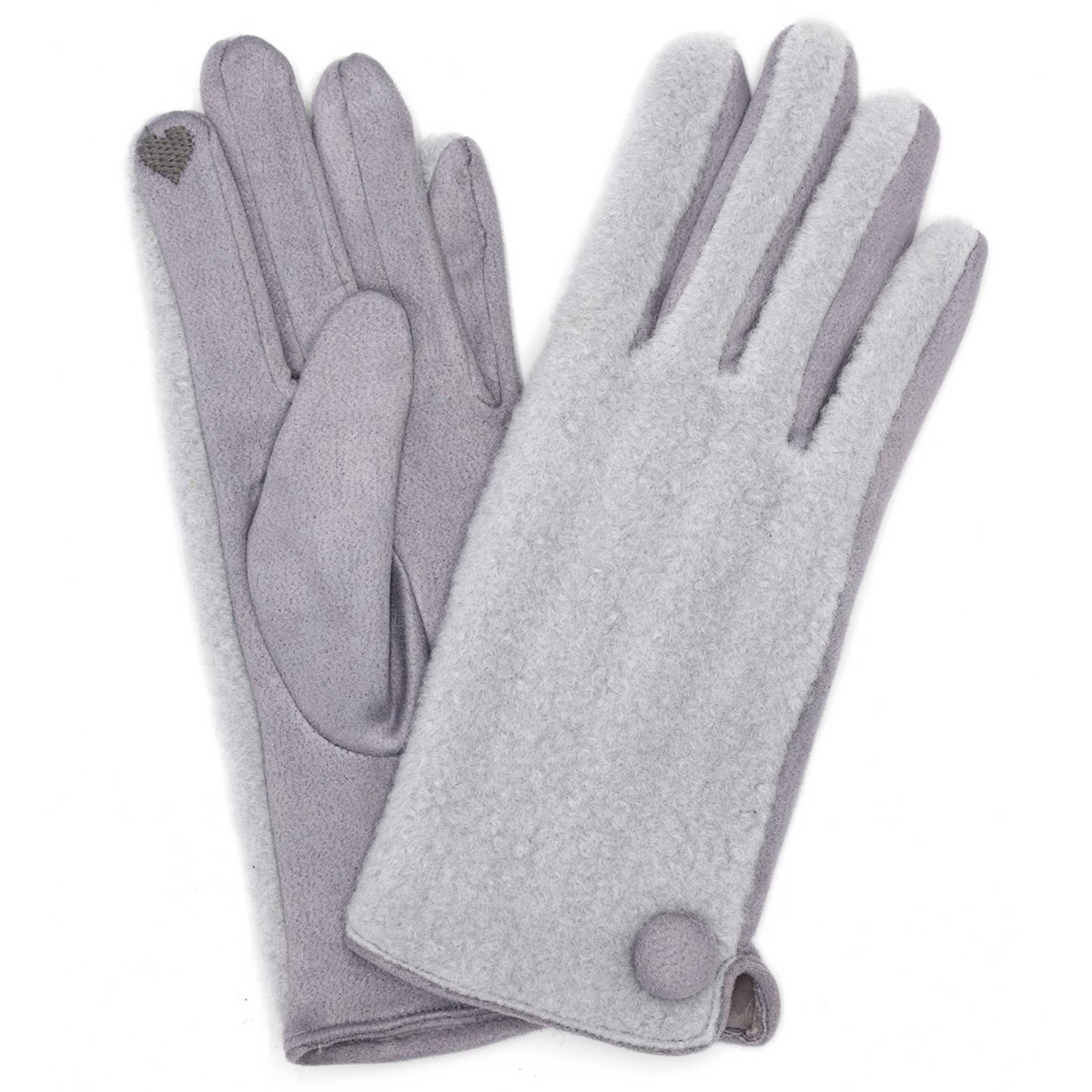 Hana - Vente Gants – femme - Gants d'hiver tactiles doux et intelligents Point Button2