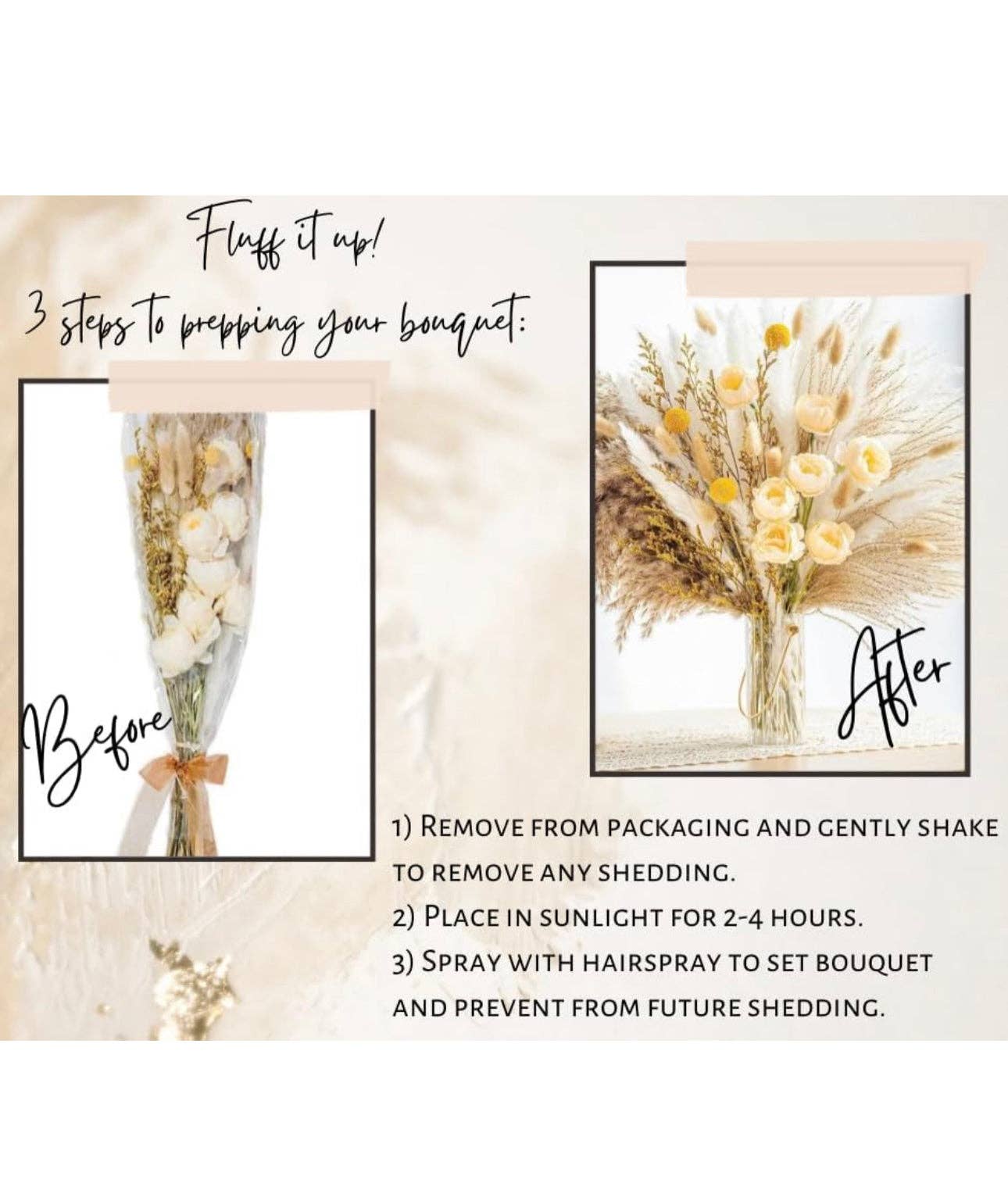 Lu home - Vente Fleur séchée/pressée - Ensemble Lu home - Arrangement floral de roses artificielles avec vase13