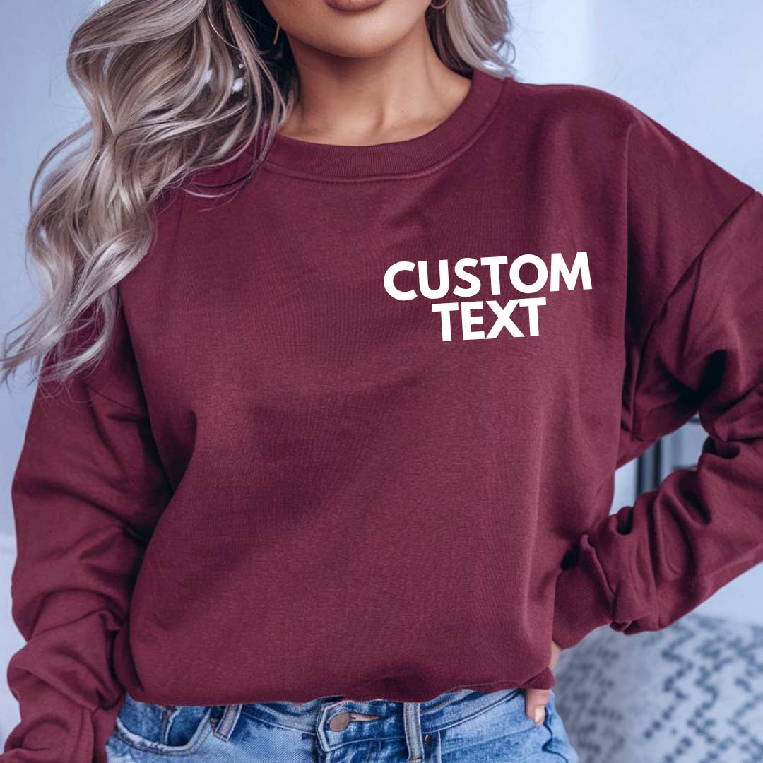 TheWorldOfMYes – wholesale Hoodie – Women's – Custom Text Hoodie, Sweatshirt & Tee, Unisex Custom Shirt